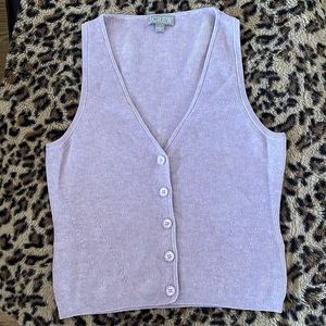 J.Crew Silk Blend Sweater Vest